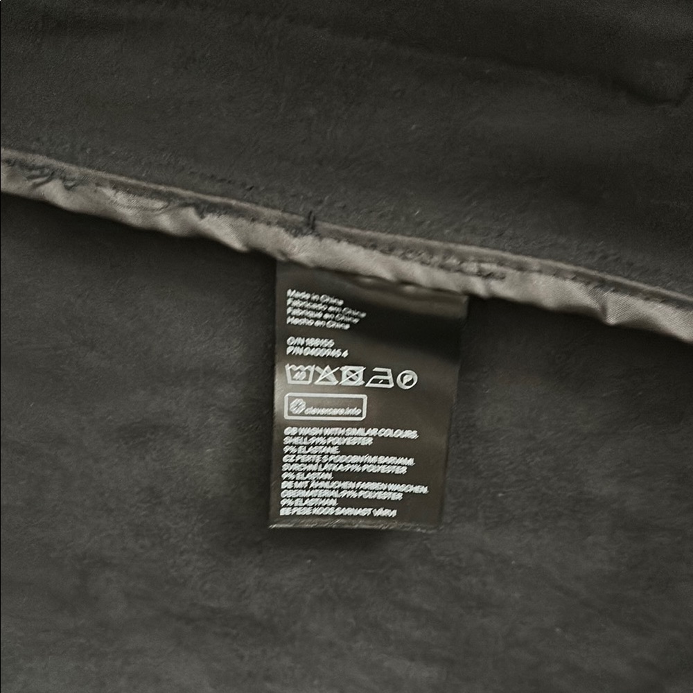 H&M Black Utility Jacket Open-Front Long Style - Picture 6 of 7